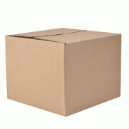Lot de 10 cartons d'expédition dimension 25x25x19cm - marron en carton CART04 Lot de 10 cartons d'expédition dimension 25x25x19cm - marron en carton CART04