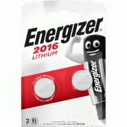 Lot de 2 piles bouton cr2016/dl2016, 3 v, ENERGIZER