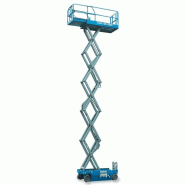 Nacelle ciseaux - Hauteur de travail max 11,75 m - Genie GS-3246 E-Drive