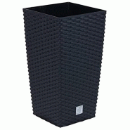 Prosperplast - Pot Rato 91,5 L avec insert, 40x40x75 cm, coloris Anthracite - gris plastique ZA1032