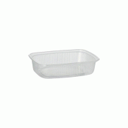 Starpak 1000 gobelets d'emballage, PP carré 125 ml 2,8 cm x 8,1 cm x 10,8 cm transparent - transparent 82045