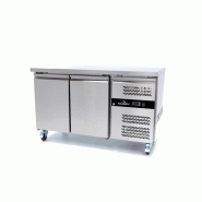 Table de congélation Tropicalisée 2 portes PREMIUM - GOLDINOX - inox 3701770829132