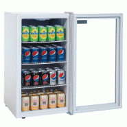 Vitrine réfrigérée de comptoir 88L - porte double vitrage - 1°C à 12°C - acier peint Vitrine réfrigérée de comptoir 88L - porte double vitrage - 1°C à 12°C - acier peint