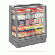 Vitrine semi-verticale froid positif 2 portes Bonnet Névé EPTA Multifresco 2P P75cm (%IA82-2... Ou MULTIFRESCO...)