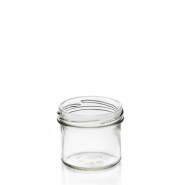 12 bocaux en verre bonta 125 ml to 66 mm  (capsules non incluses)