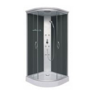 CABINE DE DOUCHE SOFIA II NOIR 90 X 90 X 215 CM CABINE DE DOUCHE SOFIA II NOIR 90 X 90 X 215 CM