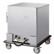 Chariot de liaison chaud - 5 bacs GN 2/1 - Structure en acier inox - Température +30°C à +90°C Chariot de liaison chaud - 5 bacs GN 2/1 - Structure en acier inox - Température +30°C à +90°C