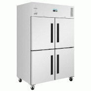 Double armoire réfrigérée positive GN 4 portillons série G 1200L PG053 Polar Double armoire réfrigérée positive GN 4 portillons série G 1200L PG053 Polar