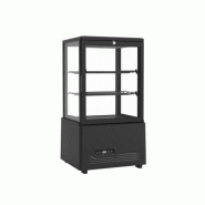 Equipementpro Vitrine Réfrigérée Panoramique 4 Faces Vitrées – 59 Litres - GB-59WD