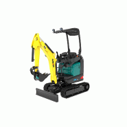 Mini-pelle - eAMX 15 - AMMANN - Silencieuse et sans émission - Profondeur d'excavation comparable à la version thermique