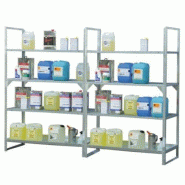 Module d'extension acier galvanisé pour rayonnage 13/20 - Pour produits non corrosifs - CEMO - 7856 Module d'extension acier galvanisé pour rayonnage 13/20 - Pour produits non corrosifs - CEMO - 7856