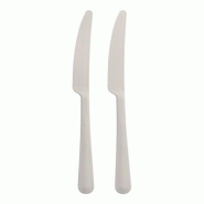 Papstar 200 Circulware by Haval couteau PP-MF 19,7 cm blanc Gaia extra résistant - blanc plastique polypropylène 96460