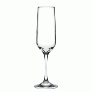 Pasabahce - lot 24 flûtes ivory 22.5cl en verre transparent - 8693357617544