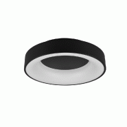Plafonnier Led 27W, 3100lm, 3000K - Noir mat - Trio - Girona - noir 4017807489842