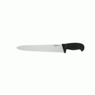Schneider Couteau de cuisine et à pâtisserie - Lame dentelée, taille : 31 cm - noir acier 260651