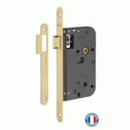Serrure encastrable pour porte intérieure, axe 60mm, bouts ronds, laiton poli verni - THIRARD - doré 3150260193008 Serrure encastrable pour porte intérieure, axe 60mm, bouts ronds, laiton poli verni - THIRARD - doré 3150260193008