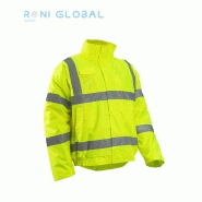 Blouson de travail haute visibilité - Anti-pluie, anti-froid thermique - Polyester enduit polyuréthane Class 3 - Soukou Coverguard_0