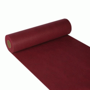 Starpak Chemin de table, aspect tissu, non-tissé soft selection 24 m x 40 cm bordeaux - rouge textile 84323 Starpak Chemin de table, aspect tissu, non-tissé soft selection 24 m x 40 cm bordeaux - rouge textile 84323
