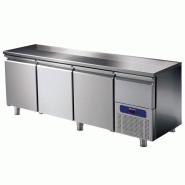 Table réfrigérée inox 3 portes gn 1/1 température -2/+8°c - PBNA0204