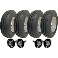 145R10 Twin Axle Trailer Kit High Speed Road Legal Wanda Wheels Hub Stub Axles 145R10 Twin Axle Trailer Kit High Speed Road Legal Wanda Wheels Hub Stub Axles