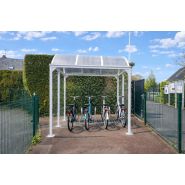 Abri vélos Vision+ - 2,5 m de profondeur - Capacité 6 vélos - Design fonctionnel et modulable_1