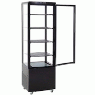 Armoire vitrine réfrigérée avec roues - 515x485x1715 mm - 250 W 230/1V - 14RR8514 Eurast - noir multi-matériau 14RR8514 Armoire vitrine réfrigérée avec roues - 515x485x1715 mm - 250 W 230/1V - 14RR8514 Eurast - noir multi-matériau 14RR8514