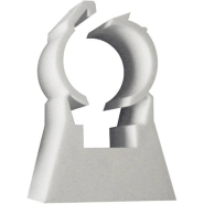 Collier blanc tub-ring simple 16mm pour tubes multicouches boîte de 100 - ING FIXATIONS - a315110 - 646204_0