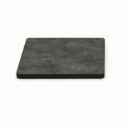Emh Plateau de table bistrot professionnel 70x70 cm – compact Gris foncé Filon d’Or finition Plus anti-traces – usage chr intérieur/extérieur