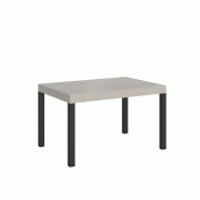Itamoby Table extensible Everyday Cashmere 120/224x90 cm avec pieds anthracite - gris multi-matériau VETAEVER90224-CH