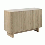 Oviala Business Oviala Buffet 3 portes 120 cm scandinave bois clair - beige Bois massif 114010 Oviala Business Oviala Buffet 3 portes 120 cm scandinave bois clair - beige Bois massif 114010