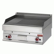 Plaque de cuisson gaz 2/3 lisse 1/3 rainurée - Diamond - 0615402648691