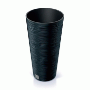Prosperplast - Jardinière coloris Anthracite, avec réservoir, collection FURU - 25x25x48 cm, capacité 7,5 L - gris plastique polypropylène ZA5261