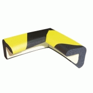 Protection de coin en mousse, coloris jaune/noir, longueur 7 cm, largeur 7 cm.