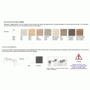 Table de réunion pliante Serenity -  QUADRIFOGLIO - Anthracite, Blanc, 320_0