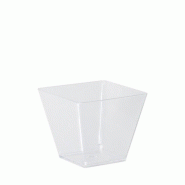 Thouy Verrine mini cube réutilisable transparente 6 cL par 30 - 3700331104305