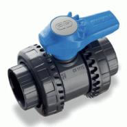 Vanne à boisseau sphérique en PVC EPDM - Référence 31VEIV016E - Diamètre 016 mm