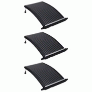 VidaXL Panneaux De Chauffage Solaire De Piscine Courbés 3 Pcs 110x65cm - 8720286848043 VidaXL Panneaux De Chauffage Solaire De Piscine Courbés 3 Pcs 110x65cm - 8720286848043