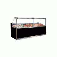Vitrine réfrigérée traditionnelle VALOA - EINF 937, 937 mm x 1040 mm, -1°C à +5°C, LED, plexi coulissant