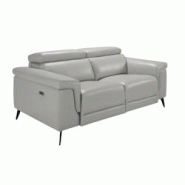 AC ANGEL CERDA Angel Cerdá Canapé relax 2 places en cuir gris 6107C 170 x 103 x 99 - gris fourrure 8435631012498 AC ANGEL CERDA Angel Cerdá Canapé relax 2 places en cuir gris 6107C 170 x 103 x 99 - gris fourrure 8435631012498