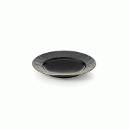 Assiette à dessert Ø 16,5 cm noir bord doré MAYA KURO - Was Germany - 4044925152976