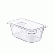 Bac alimentaire Araven Gastronorm GN 1/2 - 10 litres - cm 32,5 x 26,5 x 15 h - transparent Polycarbonate 94020 Bac alimentaire Araven Gastronorm GN 1/2 - 10 litres - cm 32,5 x 26,5 x 15 h - transparent Polycarbonate 94020