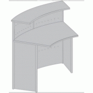 Banque d'accueil modulaire basic comptoir de base 45°