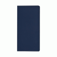 Bloc-notes bleu en cuir synthétique recyclé - 8436569560754