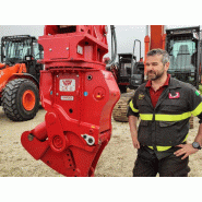 Broyeur multiprocesseur VTNEUROPE - 6 tailles et types de mâchoires disponibles, rotation 360°