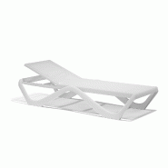Chaise longue design LOVE - blanc