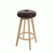 Décoshop26 - Tabouret de bar chaise haute de bar assise rotatif bordeaux pieds en bois clair 04_0001245 - 3000132232697 Décoshop26 - Tabouret de bar chaise haute de bar assise rotatif bordeaux pieds en bois clair 04_0001245 - 3000132232697