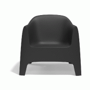 Fauteuil lounge SOLID de VONDOM - noir