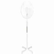 PROFILE ventilateur sur pied 40cm 55w 3 vitesses blanc 545142001-1 - blanc plastique 5412748721959