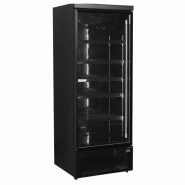 Réfrigérateur vitrée C1DBB - porte vitrée à charnières, 0.98 m², noir, garantie 2 ans