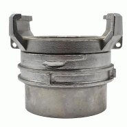 Raccord symétrique Guillemin avec verrou BSP femelle - Inox - Excellente résistance - YGFGIX050V_0